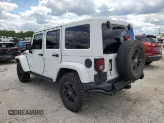 2017 Jeep Wrangler Unlimited Sahara with VIN 1C4BJWEG6HL612289, listed as a Copart auction lot 58479505 with 167,208 mi miles and Salvage title. Bid and sale history available at DreamBid. Image 2.