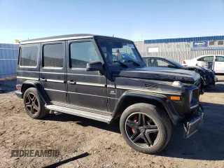 2015 Mercedes-Benz G-Class G 63 AMG with VIN WDCYC7DF5FX233898, listed as a Copart auction lot 83685194 with 66,203 mi miles and Salvage Title. Bid and sale history available at carsss.com. Image 4.