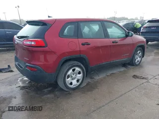 2016 Jeep Cherokee Sport with VIN 1C4PJLAB6GW136136, listed as a IAAI auction lot 41108560 with 97,982 mi miles. Bid and sale history available at carsss.com. Image 4.
