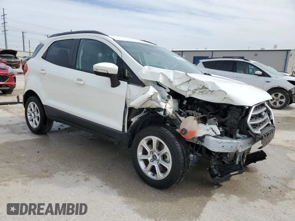2019 Ford EcoSport SE with VIN MAJ3S2GE4KC267251, listed as a Copart auction lot 48127705 with 39,245 mi miles and Salvage Title. Bid and sale history available at DreamBid. Image 4.