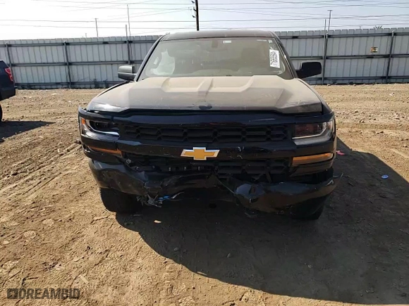 2017 Chevrolet Silverado 1500 Custom with VIN 1GCVKPEH1HZ158488, listed as a Copart auction lot 71665594 with 0 mi miles and Salvage Title. Bid and sale history available at carsss.com. Image 11.