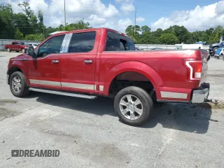 2015 Ford F-150 XL with VIN 1FTEW1CF2FKE96734, listed as a Copart auction lot 61216835 with 77,726 mi miles and Salvage title. Bid and sale history available at DreamBid. Image 2.