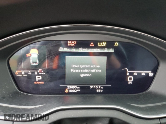 2021 Audi Q5 Premium Plus with VIN WA1BAAFY5M2100978, listed as a Copart auction lot 60649225 with 25,693 mi miles and Salvage title. Bid and sale history available at DreamBid. Image 9.