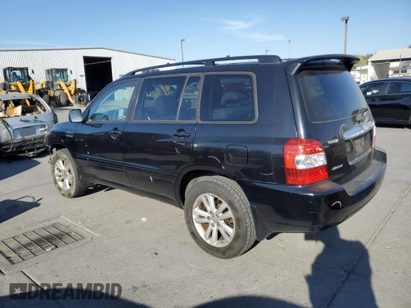 2006 Toyota Highlander Hybrid with VIN JTEEW21A060007395, listed as a Copart auction lot 71890524 with 236,086 mi miles and Salvage Title. Bid and sale history available at carsss.com. Image 2.