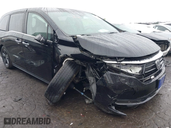 2021 Honda Odyssey EX with VIN 5FNRL6H53MB010305, listed as a IAAI auction lot 41028592 with 39,368 mi miles and . Bid and sale history available at DreamBid. Image 6.