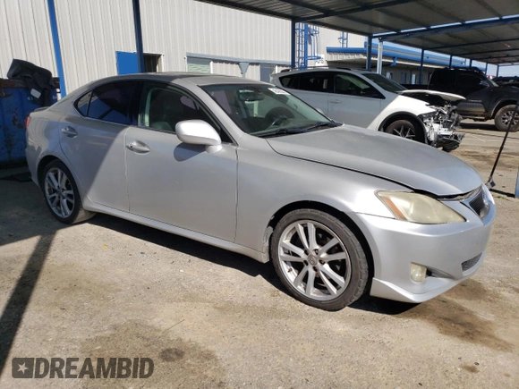 2006 Lexus IS 250 Manual with VIN JTHBK262465024108, listed as a Copart auction lot 48409385 with 90,511 mi miles and Salvage Title. Bid and sale history available at carsss.com. Image 4.