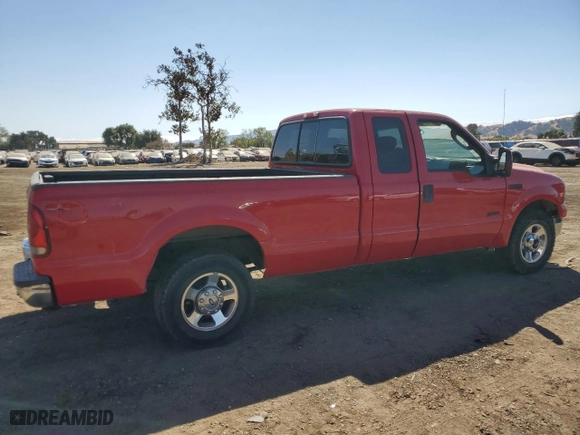 2006 Ford Super Duty F-250 XL with VIN 1FTSX20P96EA43647, listed as a Copart auction lot 72725314 with 208,546 mi miles and Salvage Title. Bid and sale history available at carsss.com. Image 3.