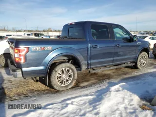 2018 Ford F-150 XL with VIN 1FTEW1EP8JFD35411, listed as a Copart auction lot 46661125 with 188,352 mi miles and Salvage Title. Bid and sale history available at DreamBid. Image 3.