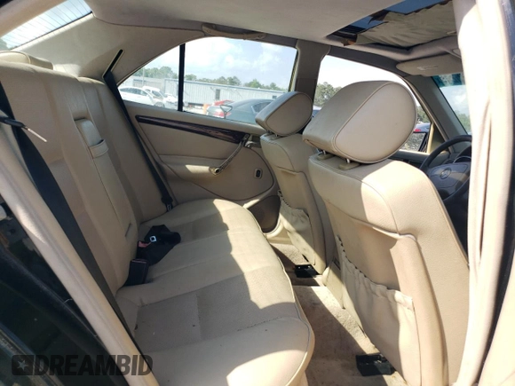 2000 Mercedes-Benz C 230 Kompressor with VIN WDBHA24G4YA839138, listed as a Copart auction lot 54525245 with 227,775 mi miles and Salvage title. Bid and sale history available at DreamBid. Image 10.