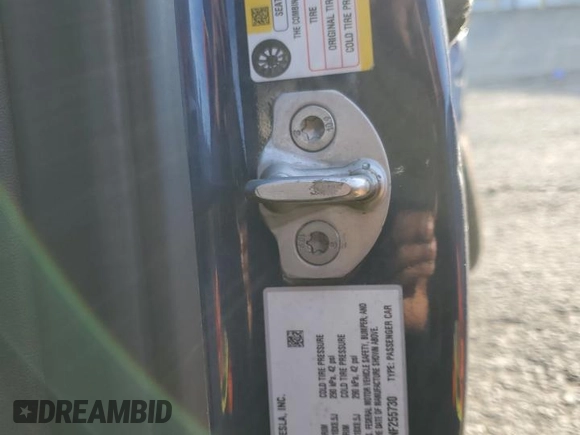 2022 Tesla Model 3 Long Range with VIN 5YJ3E1EB6NF255730, listed as a Copart auction lot 46354235 with 58,470 mi miles and Salvage Title. Bid and sale history available at DreamBid. Image 13.