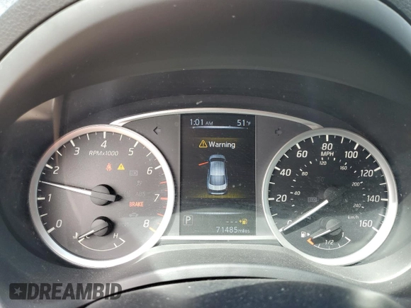 2016 Nissan Sentra SV with VIN 3N1AB7AP5GY324454, listed as a Copart auction lot 52357275 with 71,485 mi miles and Salvage Title. Bid and sale history available at DreamBid. Image 9.