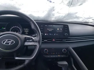 2021 Hyundai Elantra Blue z VIN KMHLM4AJ3MU005316, wystawiony jako Copart lot #46114245 z przebiegiem 89 926 mil mil oraz Szkoda całkowita • Salvage title. Historia ofert i sprzedaży dostępna na DreamBid. Obrazek 8.