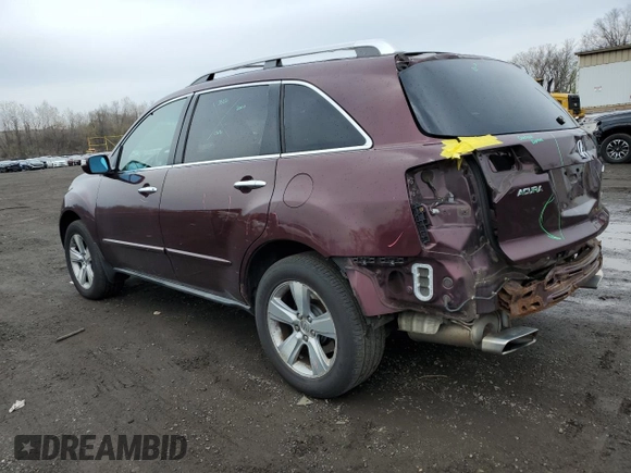 2010 Acura MDX Technology Pkg with VIN 2HNYD2H65AH515465, listed as a Copart auction lot 52321695 with 246,477 mi miles and Salvage Title. Bid and sale history available at carsss.com. Image 2.