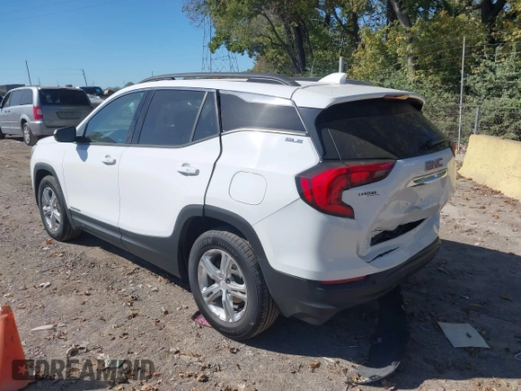 2020 GMC Terrain SLE with VIN 3GKALMEV1LL169897, listed as a IAAI auction lot 40530654 with 57,299 mi miles. Bid and sale history available at carsss.com. Image 3.