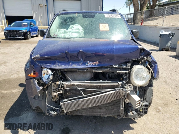 2017 Jeep Renegade Sport с VIN ZACCJAAB9HPE83087, выставлен на аукционе Copart как лот 59565905 с пробегом Не указан миль и Списание • Salvage title. История ставок и продаж доступна на DreamBid. Изображение 5.