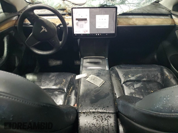 2022 Tesla Model 3 z VIN 5YJ3E1EA6NF369993, wystawiony jako Copart lot #58030945 z przebiegiem 128 079 mil mil oraz Szkoda całkowita • Salvage title. Historia ofert i sprzedaży dostępna na DreamBid. Obrazek 8.