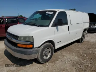 2004 Chevrolet Express Cargo с VIN 1GCHG35U641144809, выставлен на аукционе Copart как лот 58810505 с пробегом 148 153 миль миль и Списание • Salvage title. История ставок и продаж доступна на DreamBid. Изображение 1.