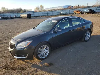 2014 Buick Regal with VIN 2G4GK5EX5E9217404, listed as a Copart auction lot 79680124 with 144,465 mi miles and Salvage Title. Bid and sale history available at carsss.com. Image 1.