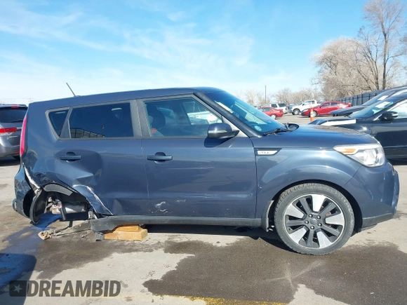 2014 Kia Soul + with VIN KNDJX3A52E7030918, listed as a IAAI auction lot 41857501 with 99,623 mi miles and . Bid and sale history available at DreamBid. Image 14.