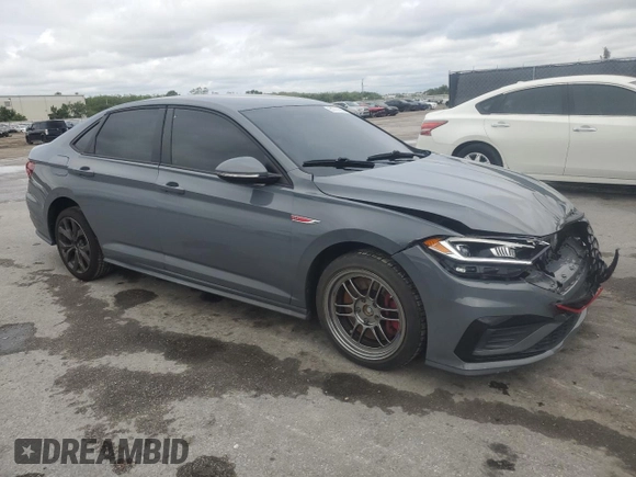 2019 Volkswagen Jetta GLI S with VIN 3VW6T7BU9KM248240, listed as a Copart auction lot 51711785 with 45,173 mi miles and Salvage Title. Bid and sale history available at DreamBid. Image 4.