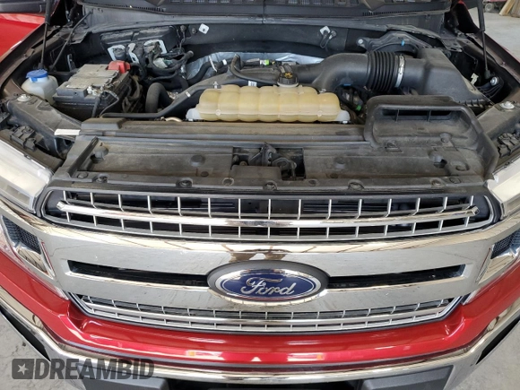 2020 Ford F-150 XL with VIN 1FTEX1EPXLKE68355, listed as a Copart auction lot 65419325 with 61,849 mi miles and Salvage title. Bid and sale history available at DreamBid. Image 11.