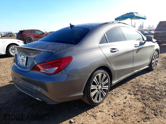 2017 Mercedes-Benz CLA with VIN WDDSJ4EB0HN451957, listed as a Copart auction lot 45735283 with 86,701 mi miles. Bid and sale history available at carsss.com. Image 3.