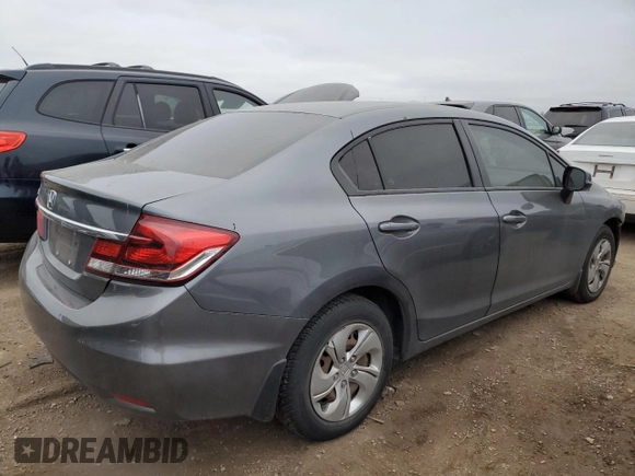 2013 Honda Civic LX z VIN 19XFB2F53DE026270, wystawiony jako Copart lot #83473384 z przebiegiem 119 834 mil mil oraz Szkoda całkowita • Salvage title. Historia ofert i sprzedaży dostępna na DreamBid. Obrazek 3.