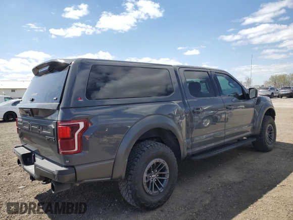 2020 Ford F-150 Raptor with VIN 1FTFW1RG3LFC73188, listed as a Copart auction lot 52573455 with 99,198 mi miles and Salvage Title. Bid and sale history available at carsss.com. Image 3.