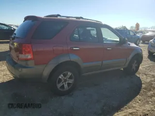2004 Kia Sorento LX with VIN KNDJC733545313757, listed as a Copart auction lot 77493494 with 262,534 mi miles and Clean Title. Bid and sale history available at carsss.com. Image 3.