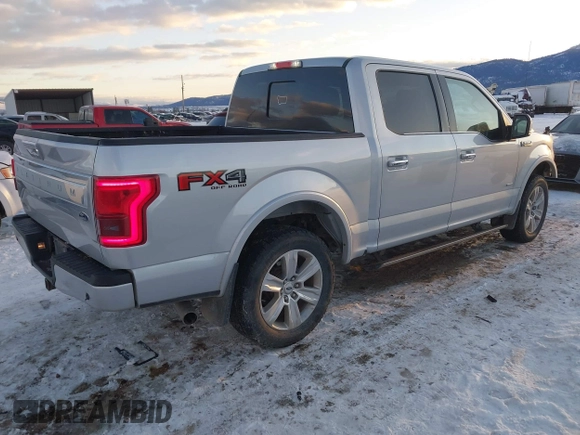 2015 Ford F-150 XLT with VIN 1FTEW1EG7FFC95491, listed as a IAAI auction lot 41362829 with 118,907 mi miles. Bid and sale history available at carsss.com. Image 4.