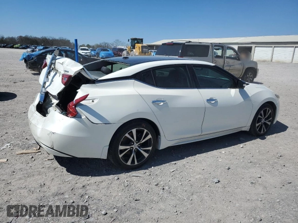 2018 Nissan Maxima Platinum z VIN 1N4AA6AP1JC401577, wystawiony jako Copart lot #49309685 z przebiegiem 33 403 mil mil oraz Czysty tytuł • Clean title. Historia ofert i sprzedaży dostępna na DreamBid. Obrazek 3.