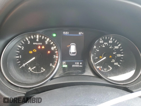 2020 Nissan Rogue SV z VIN 5N1AT2MV5LC743653, wystawiony jako Copart lot #49514245 z przebiegiem 89 460 mil mil oraz Szkoda całkowita • Salvage title. Historia ofert i sprzedaży dostępna na DreamBid. Obrazek 9.