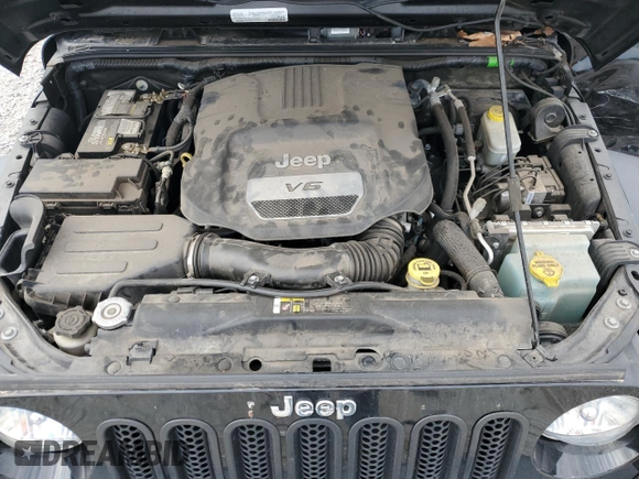 2017 Jeep Wrangler Sport with VIN 1C4AJWAG1HL618454, listed as a Copart auction lot 50206695 with 90,324 mi miles and Salvage Title. Bid and sale history available at DreamBid. Image 12.