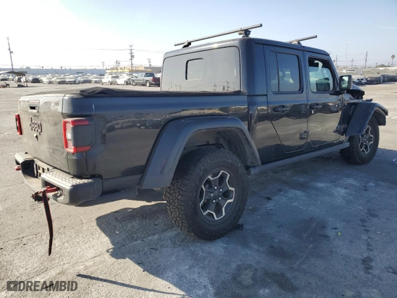 2020 Jeep Gladiator Rubicon with VIN 1C6JJTBG8LL101214, listed as a Copart auction lot 86914174 with 0 mi miles and Salvage Title. Bid and sale history available at carsss.com. Image 3.
