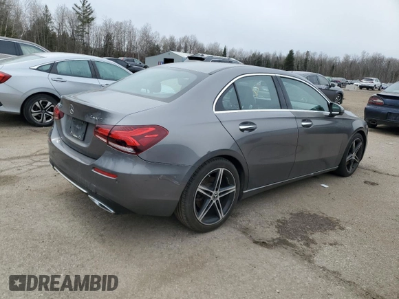 2019 Mercedes-Benz A 220 with VIN WDD3G4FB2KW031250, listed as a Copart auction lot 51075025 with 104,011 mi miles and Salvage Title. Bid and sale history available at DreamBid. Image 3.