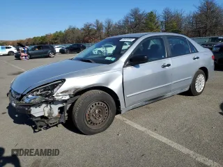 2005 Honda Accord DX z VIN 1HGCM56105A129843, wystawiony jako Copart lot #80635854 z przebiegiem 142 398 mil mil oraz Nie do naprawy • Non repairable. Historia ofert i sprzedaży dostępna na DreamBid. Obrazek 1.