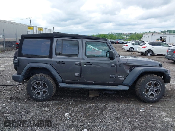 2019 Jeep Wrangler Unlimited Sport S с VIN 1C4HJXDG6KW571640, выставлен на аукционе IAAI как лот 42299078 с пробегом 51 928 миль миль и . История ставок и продаж доступна на DreamBid. Изображение 13.