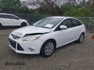 2012 Ford Focus SE with VIN 1FAHP3F21CL201889, listed as a IAAI auction lot 42070260 with 126,650 mi miles. Bid and sale history available at carsss.com. Image 19.