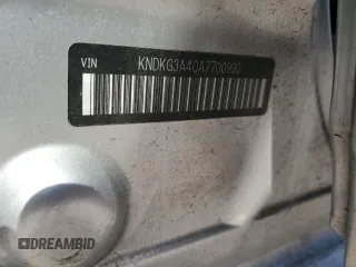 2010 Kia Sportage LX with VIN KNDKG3A40A7700990, listed as a Copart auction lot 48941505 with 38,182 mi miles and Salvage Title. Bid and sale history available at carsss.com. Image 16.