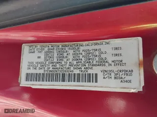 2003 Toyota Tacoma PreRunner with VIN 5TESN92N73Z283248, listed as a IAAI auction lot 41427674 with 178,206 mi miles. Bid and sale history available at carsss.com. Image 9.