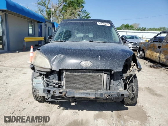 2011 Kia Soul + with VIN KNDJT2A2XB7219419, listed as a Copart auction lot 53239315 with 0 mi miles and Salvage Title. Bid and sale history available at carsss.com. Image 5.