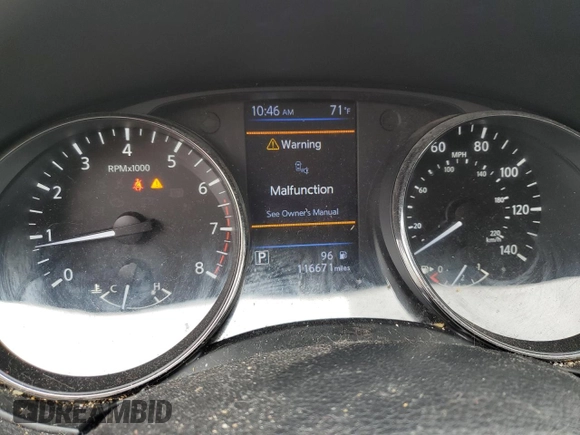 2018 Nissan Rogue SV with VIN KNMAT2MT3JP525686, listed as a Copart auction lot 53621285 with 116,671 mi miles and Salvage Title. Bid and sale history available at carsss.com. Image 9.