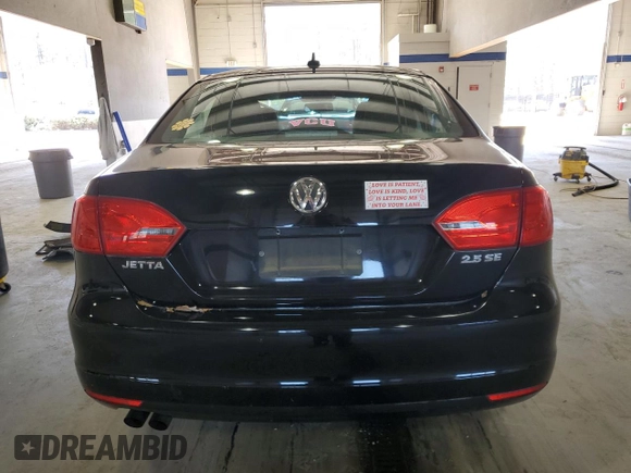 2012 Volkswagen Jetta Sedan SE w/Convenience PZEV with VIN 3VWDP7AJ1CM369896, listed as a Copart auction lot 50728385 with 128,147 mi miles and Salvage Title. Bid and sale history available at carsss.com. Image 6.