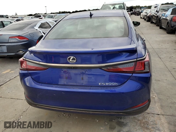 2022 Lexus ES 300h F Sport with VIN 58AGA1C12NU017408, listed as a Copart auction lot 74771444 with 11,885 mi miles and Salvage title. Bid and sale history available at DreamBid. Image 6.