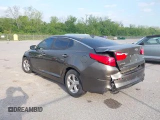 2014 Kia Optima LX with VIN 5XXGM4A73EG300966, listed as a IAAI auction lot 42048798 with 110,478 mi miles. Bid and sale history available at carsss.com. Image 3.
