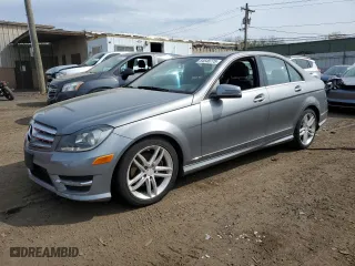 2012 Mercedes-Benz C-Class C 300 Sport with VIN WDDGF8BB1CR197986, listed as a Copart auction lot 54548775 with 112,701 mi miles and Salvage Title. Bid and sale history available at carsss.com. Image 1.