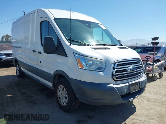 2015 Ford Transit Cargo with VIN 1FTNE2CM4FKA07886, listed as a IAAI auction lot 42446968 with 124,632 mi miles and . Bid and sale history available at DreamBid. Image 1.