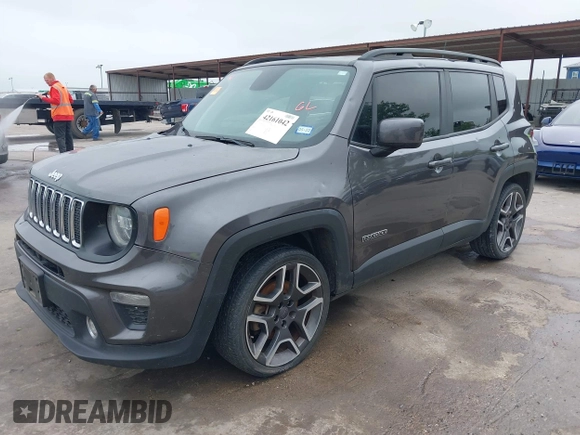 2020 Jeep Renegade Latitude with VIN ZACNJABB8LPL62919, listed as a IAAI auction lot 42161042 with 94,948 mi miles and . Bid and sale history available at DreamBid. Image 2.