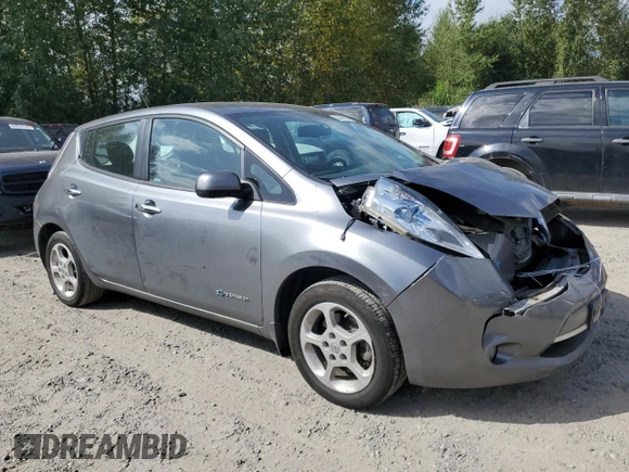 2015 Nissan LEAF SV with VIN 1N4AZ0CP2FC301904, listed as a Copart auction lot 64490643 with 104,574 mi miles. Bid and sale history available at carsss.com. Image 4.