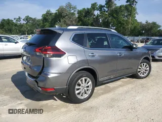 2018 Nissan Rogue SV with VIN KNMAT2MT7JP580223, listed as a Copart auction lot 53661485 with 64,519 mi miles and Salvage Title. Bid and sale history available at carsss.com. Image 3.